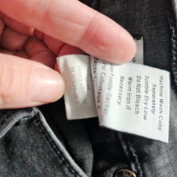 James Jeans twiggy skinny distressed faded black wash 2 - Picture 6 of 9